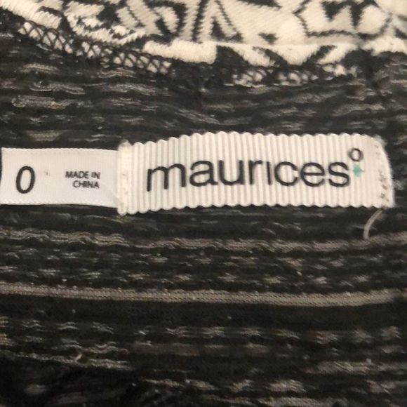 Maurices Black and‎ White Aztec Dress - Picture 6 of 7